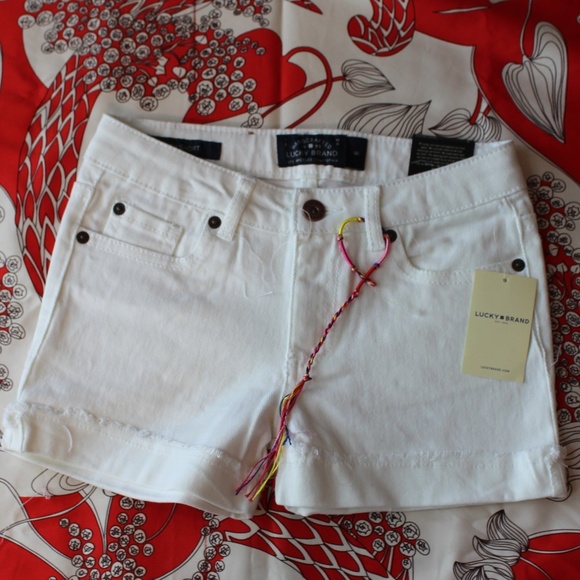 Lucky Brand Other - 💐White Denim Girl’s Shorts NWT🌺